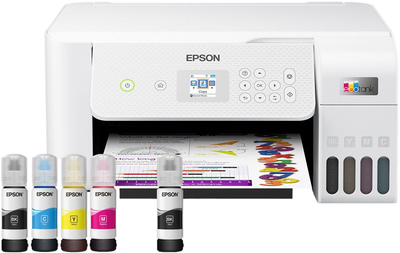 Urządzenie wielofunkcyjne Epson EcoTank L3266 Inkjet A4 White (C11CJ66412)