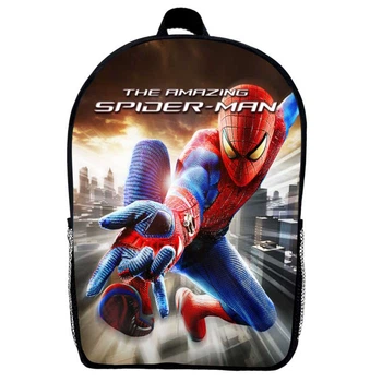 Рюкзак Людина Павук (School Gear bag Spider Men 010) чорний, 39 х 27 х 14 см