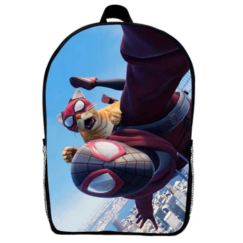 Рюкзак Людина Павук (School Gear bag Spider Men 012) чорний, 39 х 27 х 14 см