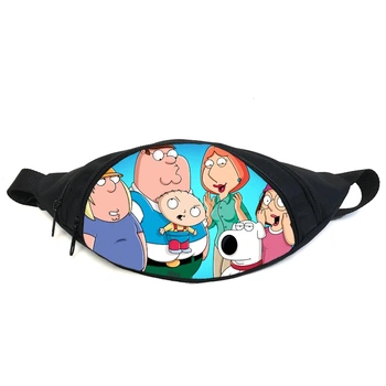 Поясная сумка бананка Гриффины (GB- Family Guy 012) Gear Bag черная