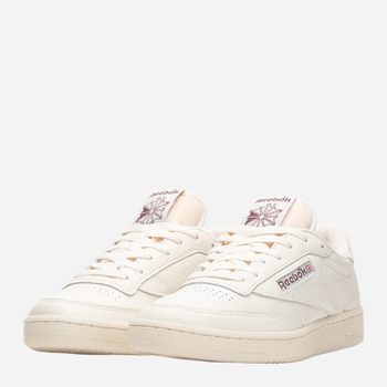 Sneakersy męskie skórzane Reebok Club C 85 Vintage 100007795 43 Beżowe (4065418226318)