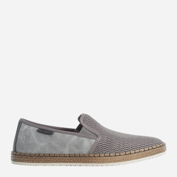 Espadryle męskie RIEKER RIEB5265-43_CO 43 Szare (4060596196590)