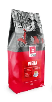 Кофе в зернах Viena CAFFEIN бленд, 1 кг
