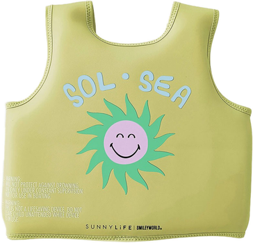Kamizelka do pływania Sunnylife Smiley World Sol Sea 3-6 lat (9339296061725)