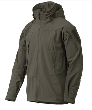 Куртка вітровка Helikon Trooper StormStretch Softshell MK2 - Taiga Green Олива M