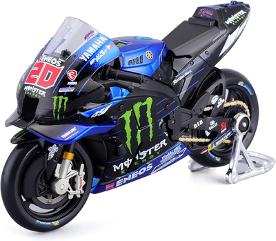 Модель мотоцикла Maisto Yamaha Factory гоночна команда 2022 1:18 Червоно-синя (0090159363736)