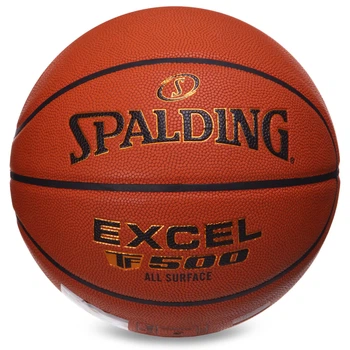 Баскетбольний м'яч Spalding TF-500 Excel, розмір 7, для тренувань та змагань, синтетична шкіра, склеєні панелі,(OB_FAEEC63F5FC3)
