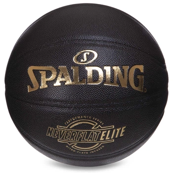 М'яч баскетбольний SPALDING 76991Y NEVERFLAT ELITE №7 чорний