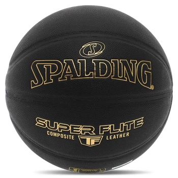 Мяч баскетбольный № 7 композитная кожа SPALDING TF SUPER FLITE черный 77559Y