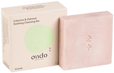 Очищающее успокаивающее мыло для лица и тела Ondo Beauty 36.5 Calamine & Oatmeal Soothing Cleansing Bar 70 г