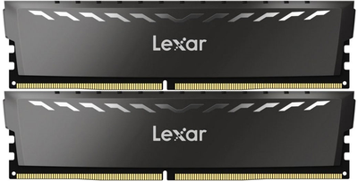 Оперативна пам'ять Lexar DDR4-3200 32768MB PC4-28800 (Kit of 2x16384) THOR Black (LD4BU016G-R3200GDXG)