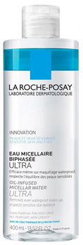 Woda micelarna dwufazowa La Roche-Posay Ultra dla skóry wrażliwej 400 ml (3337875725897)
