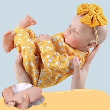 Reborn Baby реалистичная кукла в полный рост 47 см (набор одежды в подарок)