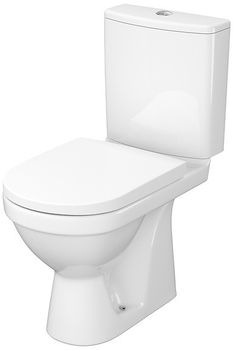 Унитаз-компакт CERSANIT Mito Zip SimpleOn 783 021 3/5 с бачком и сиденьем Slim Soft Close дюропласт K119-023