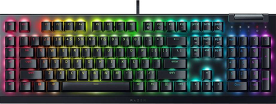 Клавіатура дротова Razer BlackWidow V4 X Green Switch Nordic Layout Black (RZ03-04700600-R3N1)