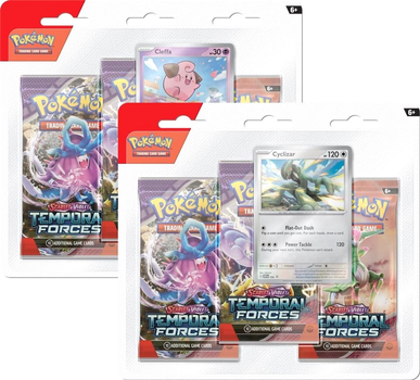 Karty do gry Pokemon TCG Temporal Forces 3pack Bli Cleffa (820650856464)