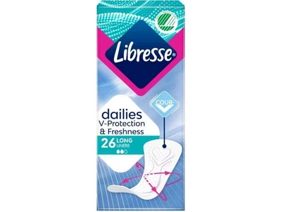 Прокладки щоденні Libresse 26шт Dailies Fresh Long