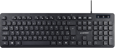 Клавіатура дротова Gembird USB Black (KB-MCH-04)