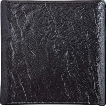 Тарелка Wilmax Slatestone Black квадратная 21.5х21.5 см (WL-661106/A)