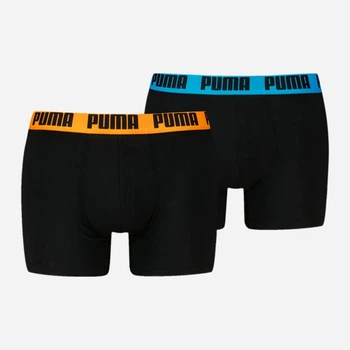 Набір трусів боксерів чоловічих Puma Men Everyday Basic Boxer 2P 93832008 S 2 шт Black Combo (8720245556224)