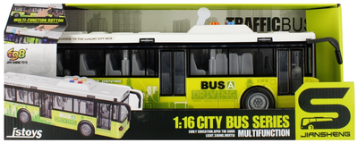 Autobus Mega Creative City Bus Series ze światłem i dźwiękiem (5904335893236)