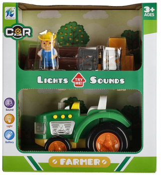 Traktor Mega Creative Farmer z figurką i akcesoriami (5908275182177)