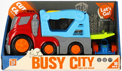 Zestaw pojazdów Mega Creative Busy City ze światłem i dźwiękiem (5904335893014)