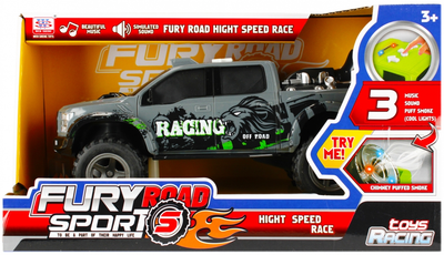Samochód terenowy Mega Creative Furyroad Sport Szary (5908275183877)