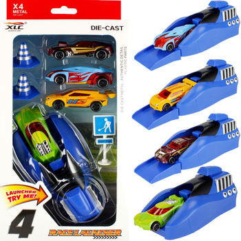 Набір гоночних автомобілів Mega Creative Race Launcher c пусковою установкою (5904335846690)