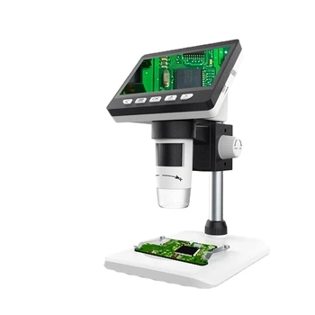 Цифровой микроскоп для ремонта 4,3-дюймовый экран на штативе 50-1000x USB