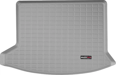 Автомобильный коврик в багажник авто Weathertech Cadillac XT4 19- серый за 2м рядом Кадиллак ХТ4 WT0032241