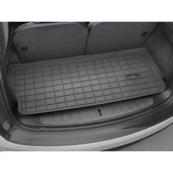 Автомобильный коврик в багажник авто Weathertech Tesla Model X 6 7м 16-20 черный за 3м рядом Тесла Модель Икс WT0025630
