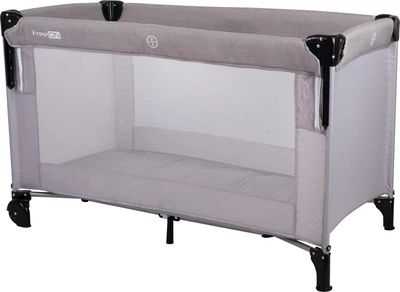 Детская переносная кровать-манеж FreeOn Bedside travel cot Grey 125x65x78 см (FO0042)