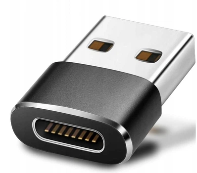 Адаптер OTG группа USB-C USB-A для зарядки телефона передачи даннвх синхронизации Черный AI