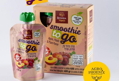 Дитяче смузі яблуко, персик, слива 120 г для дітей від 6 місяців SMOOTHIE TO GO