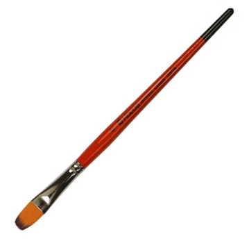 Кисть синтетика овальная Kolos Carrot 1097FR, №12, короткая ручка