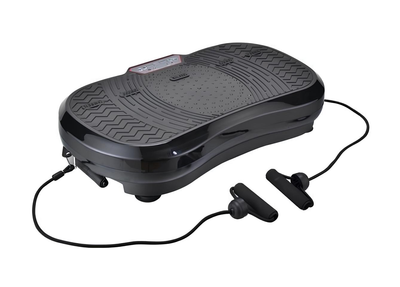 Masażer Fitness Body Power Max Vibration Plate 67 cm Black