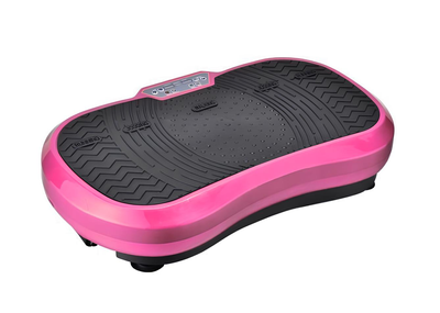 Masażer Fitness Body Power Max Vibration Plate 67 cm Pink