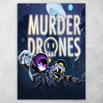 Плакат постер CupKit "Дроны убийцы / Murder Drones" №1 А4 21х29,7 см
