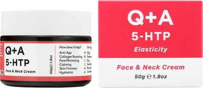 Крем для лица и шеи Q+A 5-HTP Face & Neck Cream 50 г (742271477241)