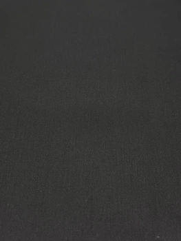 Ткань Стрейч-коттон твил черный 180г/м2 150см 1пог.м (ADE339 black)