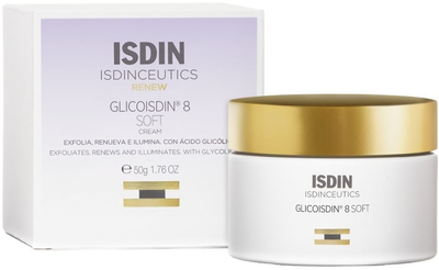 Крем для обличчя Isdin Glicoisdin Antiaging Cream Peeling Effect 8% Денний 50 мл (8429420175341)
