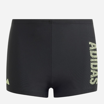 Kąpielówki chłopięce Adidas Logo Swim Bxr IK9654 122 Czarne (4067887259453)