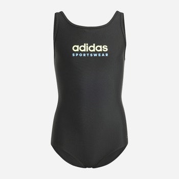 Strój kąpielowy jednoczęściowy młodzieżowy dla dziewczynki Adidas Spw Ubsuit Kids IT9619 152 Czarny (4067887716291)