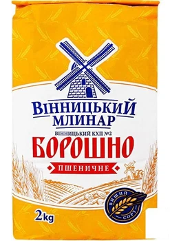 Мука "Винницкий Млинар" пшеничная высшего сорта 2 кг (95469)