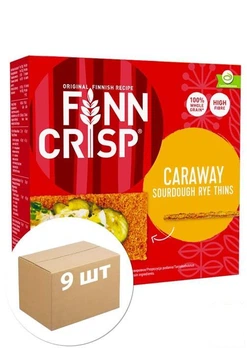 Сухарики ржаные Garaway (с кмином) ТМ "Finn Crisp" 200г упаковка 9шт (99090)