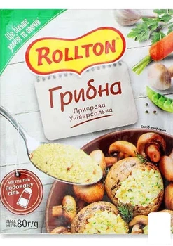 Приправа грибная (универсальная) ТМ "Rollton" 80г (99179)