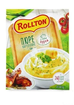 Пюре картофельное (со вкусом курицы) саше ТМ "Rollton" 40г (99171)