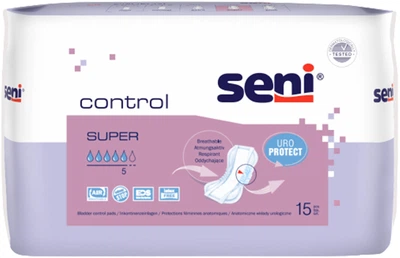 Прокладки урологічні Seni Control Super 15 шт (5900516693961)