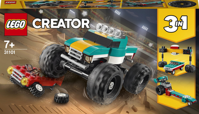 Zestaw konstrukcyjny LEGO Creator Monster Truck 163 elementy (31101)